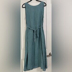 CP Shades Aria Textured 100% Linen Dress Size Medium